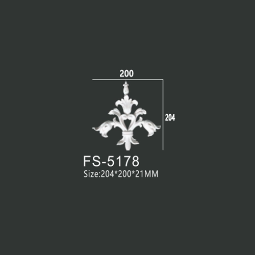 FS-5178 PU decorative ornament for wall and ceiling decoration