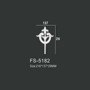 FS-5182 PU decorative ornament for wall and ceiling decoration