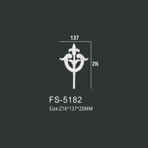 FS-5182 PU decorative ornament for wall and ceiling decoration