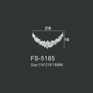 FS-5185 PU decorative ornament for wall and ceiling decoration