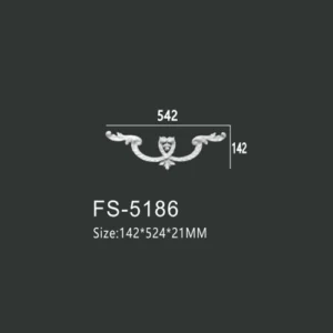FS-5186 PU decorative ornament for wall and ceiling decoration