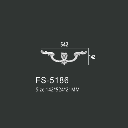 FS-5186 PU decorative ornament for wall and ceiling decoration