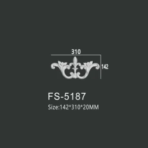 FS-5187 PU decorative ornament for wall and ceiling decoration