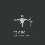 FS-5190 PU decorative ornament for wall and ceiling decoration