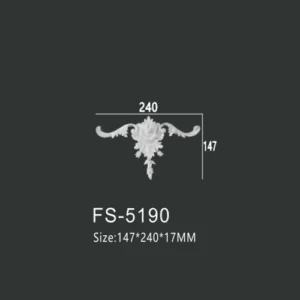 FS-5190 PU decorative ornament for wall and ceiling decoration