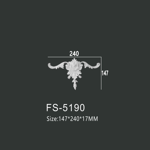 FS-5190 PU decorative ornament for wall and ceiling decoration