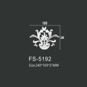 FS-5192 PU decorative ornament for wall and ceiling decoration