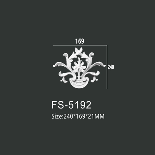 FS-5192 PU decorative ornament for wall and ceiling decoration