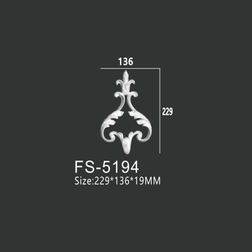 FS-5194 PU decorative ornament for wall and ceiling decoration