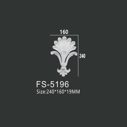 FS-5196 PU decorative ornament for wall and ceiling decoration