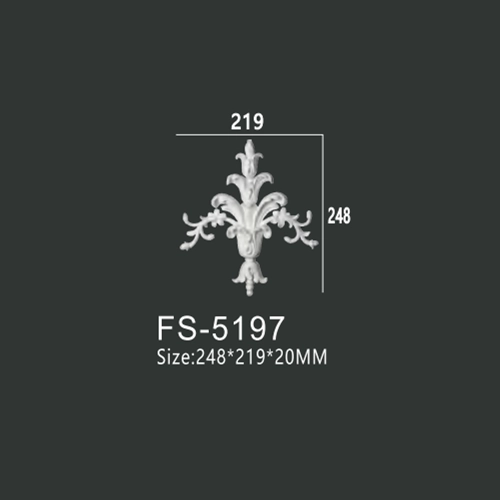 FS-5197 PU decorative ornament for wall and ceiling decoration