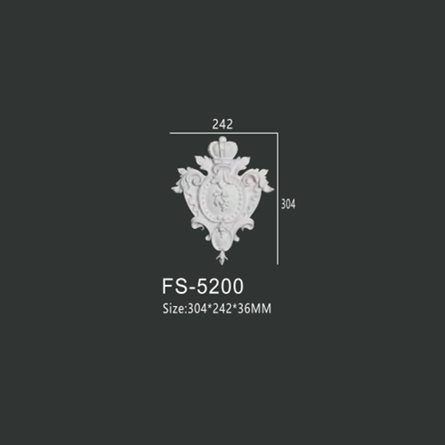 FS-5200 PU decorative ornament for wall and ceiling decoration