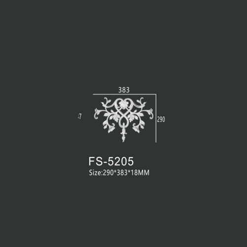 FS-5205 PU decorative ornament for wall and ceiling decoration