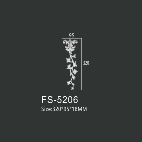 FS-5206 PU decorative ornament for wall and ceiling decoration