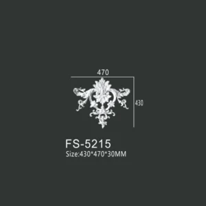 FS-5215 PU decorative ornament for wall and ceiling decoration