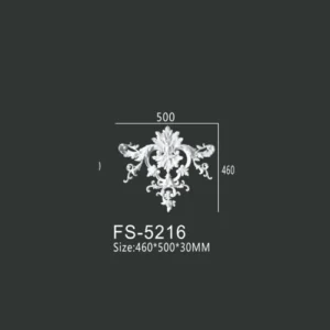 FS-5216 PU decorative ornament for wall and ceiling decoration