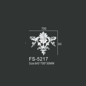 FS-5217 PU decorative ornament for wall and ceiling decoration