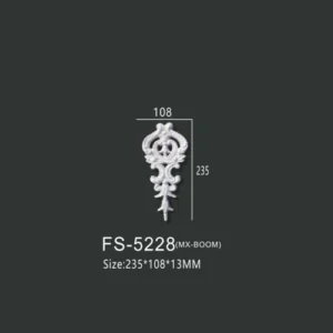 FS-5228 PU decorative ornament for wall and ceiling decoration