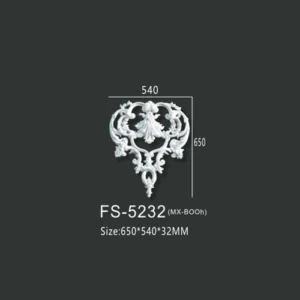 FS-5232 PU decorative ornament for wall and ceiling decoration