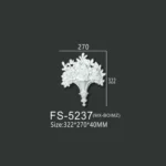 FS-5237 PU decorative ornament for wall and ceiling decoration
