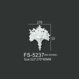 FS-5237 PU decorative ornament for wall and ceiling decoration