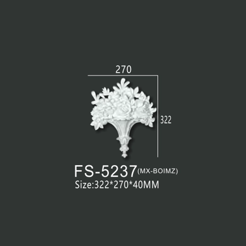 FS-5237 PU decorative ornament for wall and ceiling decoration
