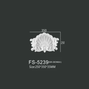 FS-5239 PU decorative ornament for wall and ceiling decoration