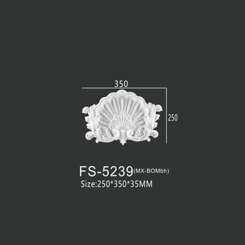 FS-5239 PU decorative ornament for wall and ceiling decoration