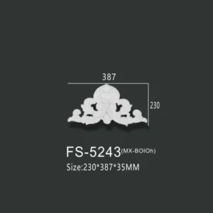 FS-5243 PU decorative ornament for wall and ceiling decoration