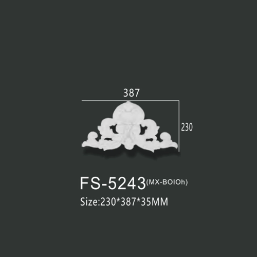 FS-5243 PU decorative ornament for wall and ceiling decoration