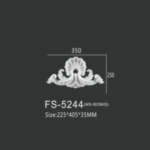 FS-5244 PU decorative ornament for wall and ceiling decoration