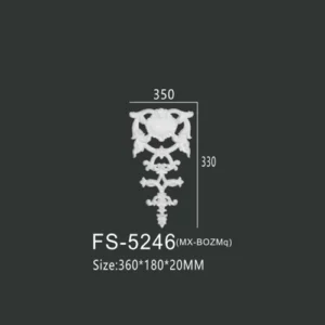 FS-5246 PU decorative ornament for wall and ceiling decoration