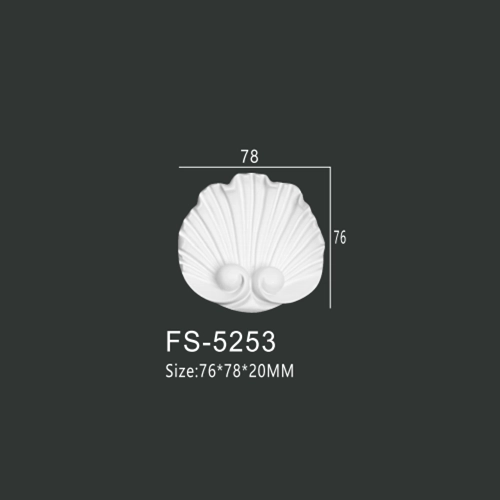 FS-5253 PU decorative ornament for wall and ceiling decoration