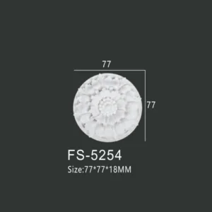FS-5254 PU decorative ornament for wall and ceiling decoration