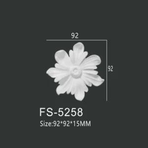 FS-5258 PU decorative ornament for wall and ceiling decoration