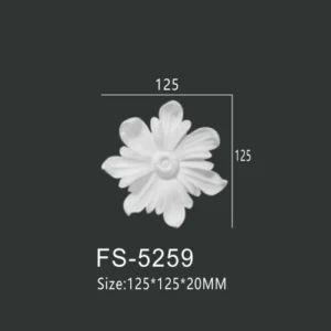 FS-5259 PU decorative ornament for wall and ceiling decoration