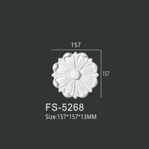 FS-5268 PU decorative ornament for wall and ceiling decoration