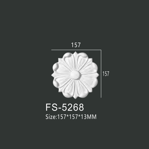 FS-5268 PU decorative ornament for wall and ceiling decoration