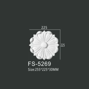 FS-5269 PU decorative ornament for wall and ceiling decoration