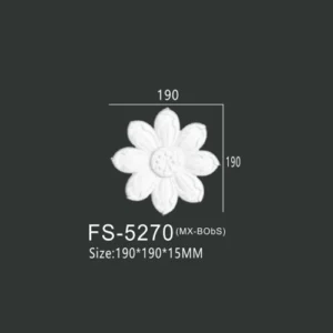 FS-5270 PU decorative ornament for wall and ceiling decoration