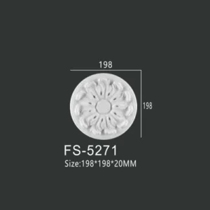 FS-5271 PU decorative ornament for wall and ceiling decoration