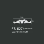 FS-5274 PU decorative ornament for wall and ceiling decoration