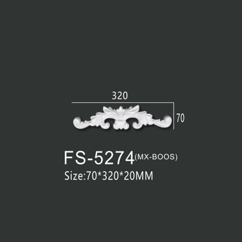 FS-5274 PU decorative ornament for wall and ceiling decoration