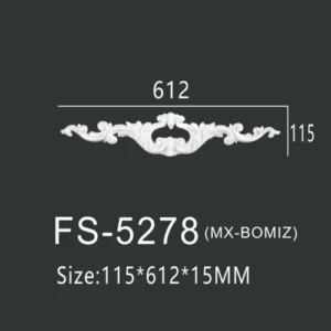 FS-5278 PU decorative ornament for wall and ceiling decoration