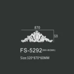 FS-5292 PU decorative ornament for wall and ceiling decoration
