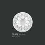 FS-6001 PU one-piece ceiling medallion for chandelier and ceiling decoration
