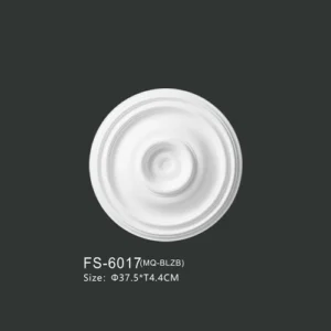 FS-6017 PU one-piece ceiling medallion for chandelier and ceiling decoration