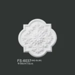 FS-6037 PU one-piece ceiling medallion for chandelier and ceiling decoration