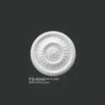 FS-6046 PU one-piece ceiling medallion for chandelier and ceiling decoration