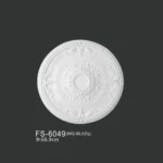 FS-6049 PU one-piece ceiling medallion for chandelier and ceiling decoration